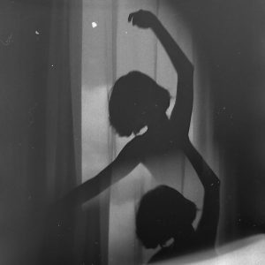 reflection of woman dancing